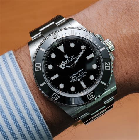 rolex sub no date ceramic review|2020 Rolex Submariner 124060 41mm No.